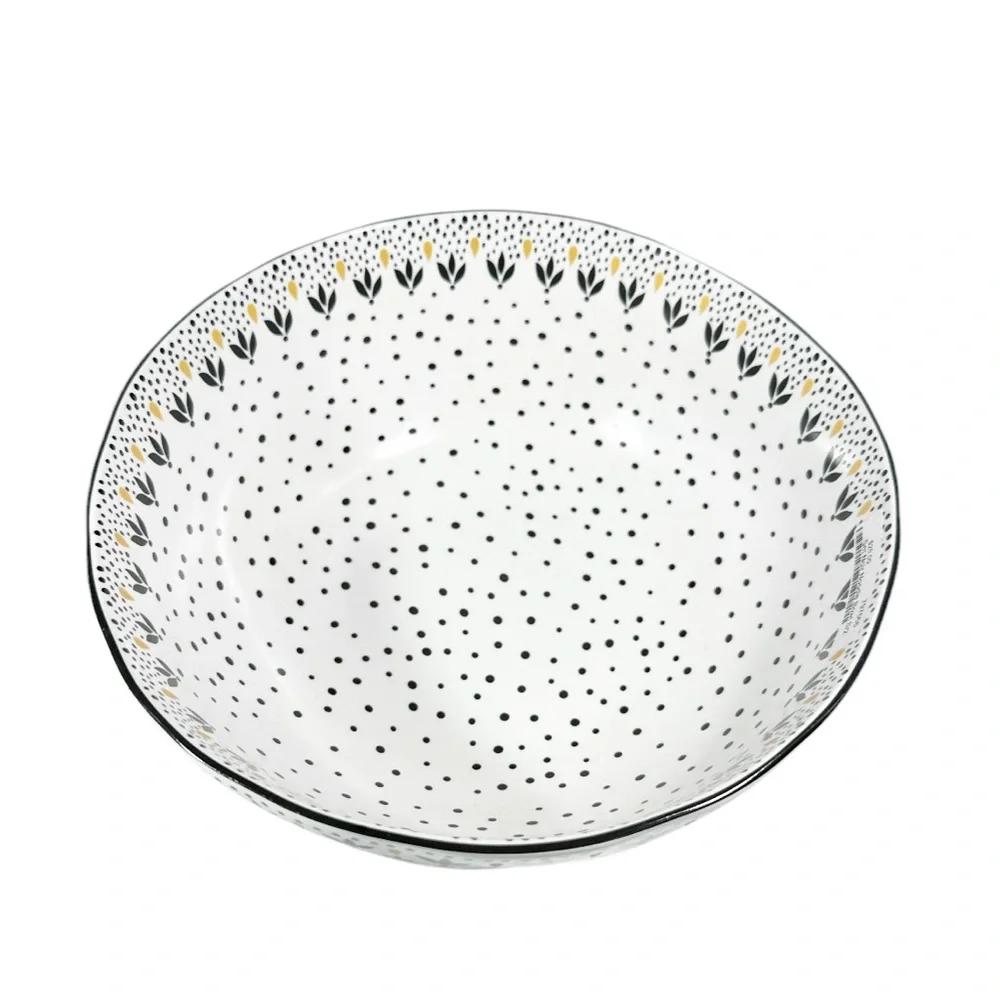 NEW Portmeirion ARTISANNE NOIR NOODLE SERVING BOWL